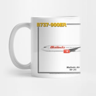 Boeing B737-900ER - Malindo Air (Art Print) Mug